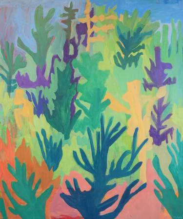 Original Abstract Tree Paintings by Patty Rodgers