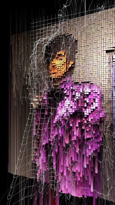 Original Contemporary Celebrity Digital by Alexander Van Glitch