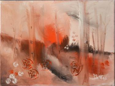 Original Abstract Tree Paintings by Rosario De Mattos