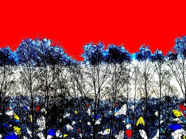 Original Abstract Expressionism Landscape Mixed Media by Anton Winzer