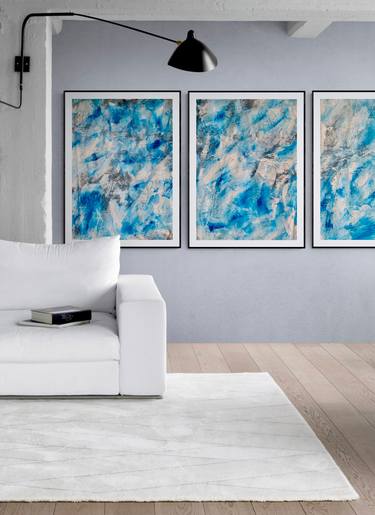Original Abstract Boat Paintings by Anita Kaufmann