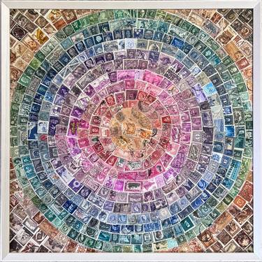 Original Abstract Expressionism Patterns Collage by Pia Lilenthal