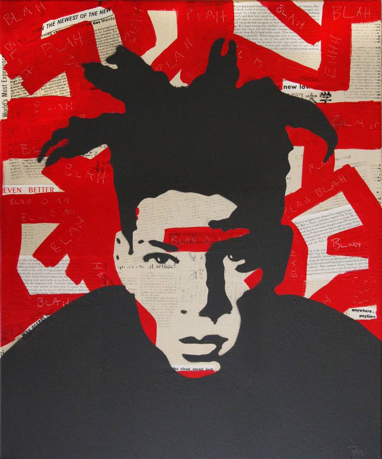 Original Pop Art Portrait Paintings by Pia Lilenthal