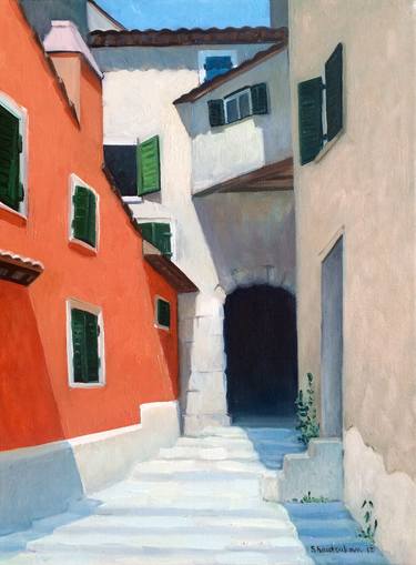 Original Expressionism Architecture Paintings by Yulia Shautsukova