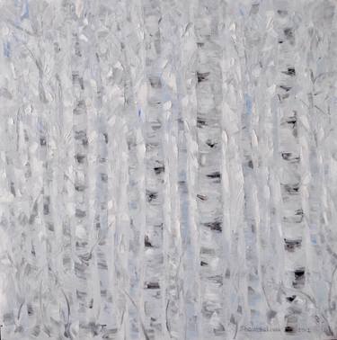 Original Abstract Tree Paintings by Yulia Shautsukova
