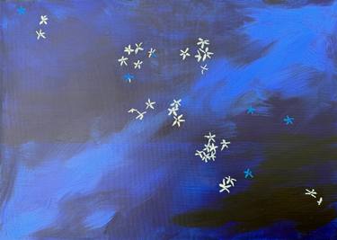 Original Conceptual Outer Space Painting by Stephen Place