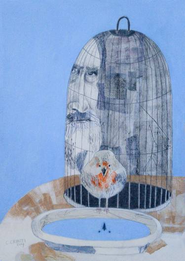 Original Expressionism People Mixed Media by Chiara Criniti