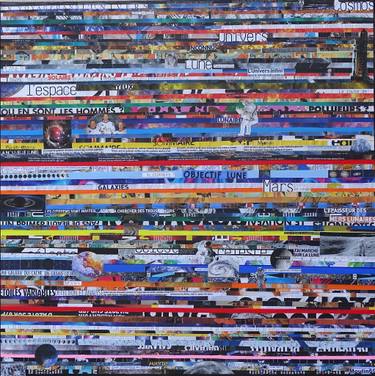 Print of Pop Art Outer Space Collage by Marion Moulin