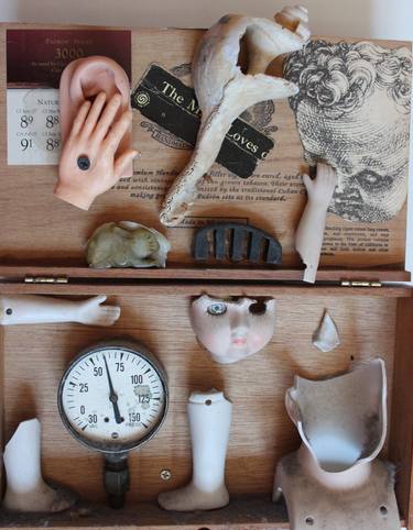 Original Surrealism Fantasy Collage by Vladimir Ginzburg