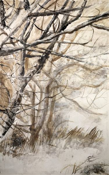 Original Figurative Tree Paintings by S A R I T A Nanni