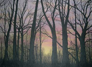 Original Impressionism Tree Paintings by Kathleen Mcdermott