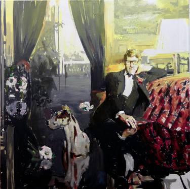 Original Figurative Pop Culture/Celebrity Painting by Ed Potapenkov