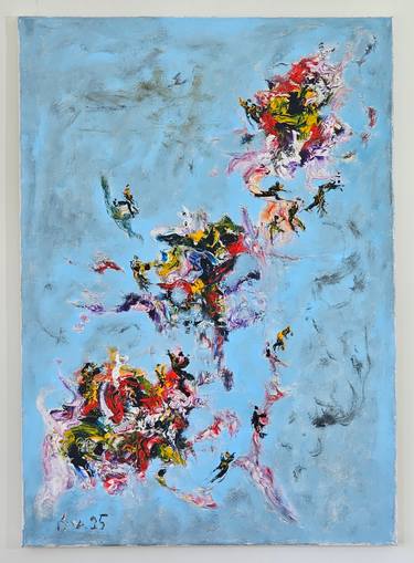 Original Figurative Abstract Painting by Shalev Mann