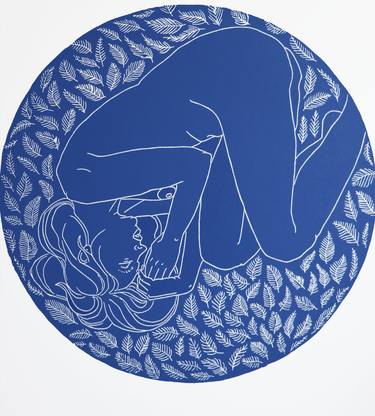 Original Art Deco Body Printmaking by Agnieszka Borkowska