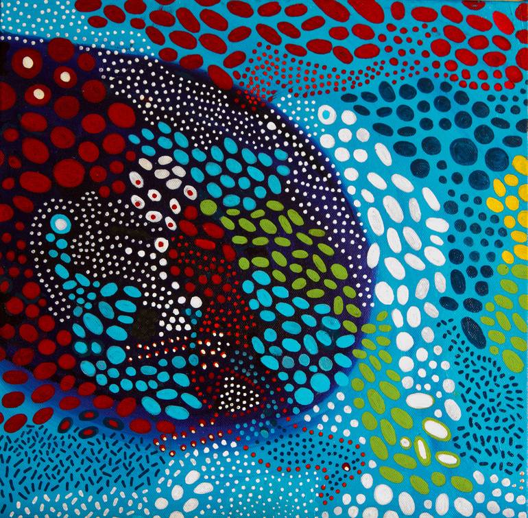 Print of Fine Art Abstract Paintings by Nathalie Gribinski