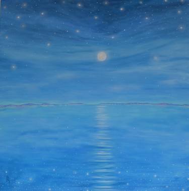 Original Abstract Landscape Painting by Alessandra Liberto