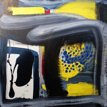 Original Abstract Expressionism Abstract Painting by Donna Brewins-Cook
