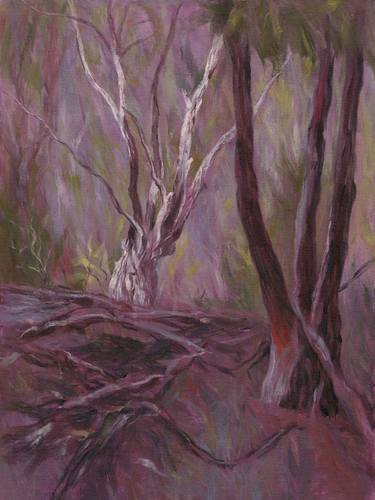 Original Figurative Landscape Painting by Luke Skirenko