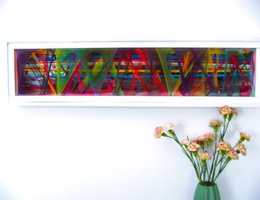 Original Abstract Landscape Sculpture by Bob Bradford