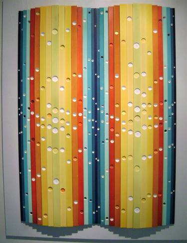 Original Abstract Expressionism Abstract Sculpture by Bob Bradford
