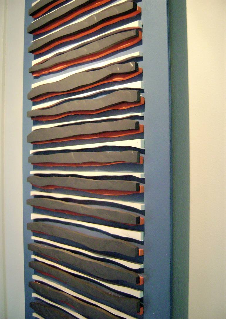 Original Abstract Wall Sculpture by Bob Bradford