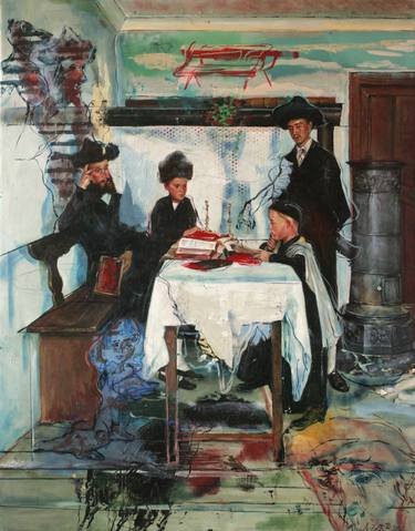 Original Realism Education Paintings by Sinkovics Ede