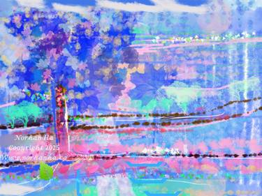 Original Abstract Expressionism Abstract Digital by Norhan Ha