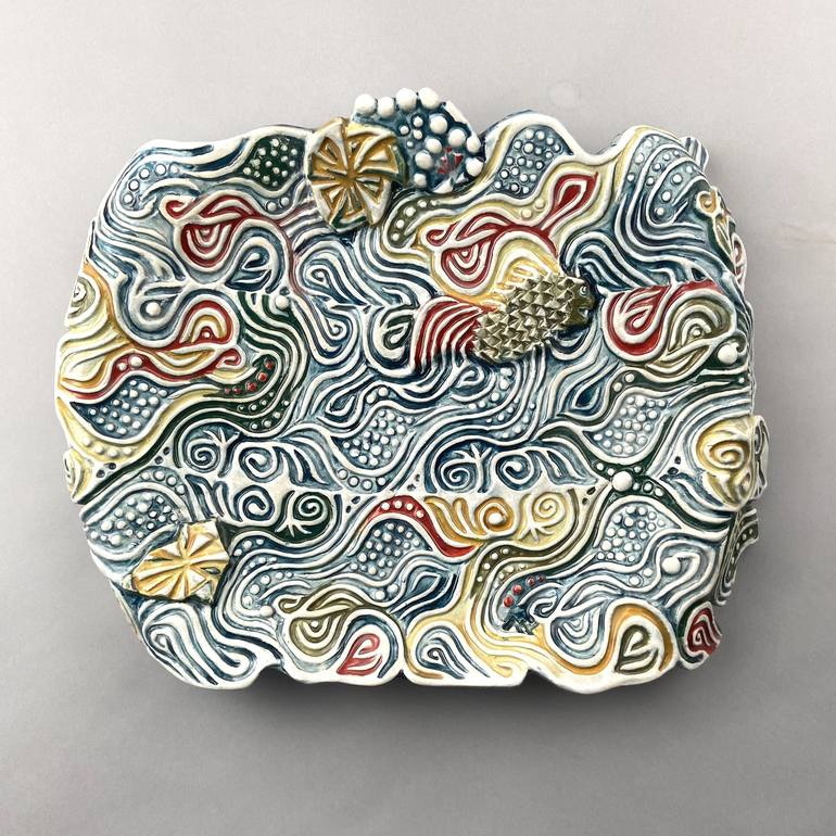 Original Conceptual Seascape Sculpture by Mike Keene