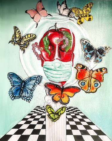 Original Conceptual Abstract Painting by Giulia Marras