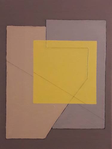 Original Abstract Geometric Painting by John Van Brakel