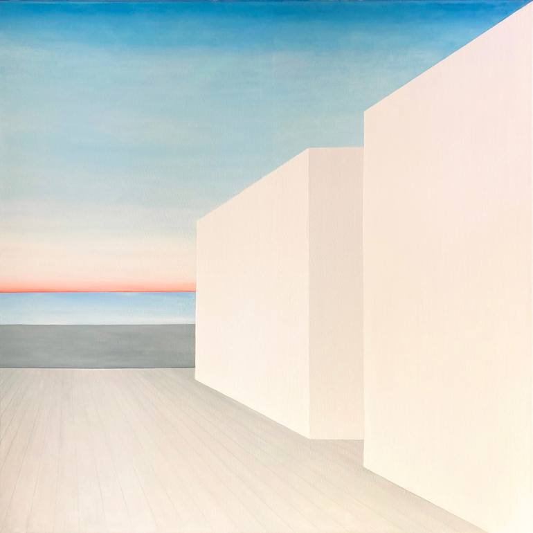 Original Figurative Beach Paintings by Queen Verona