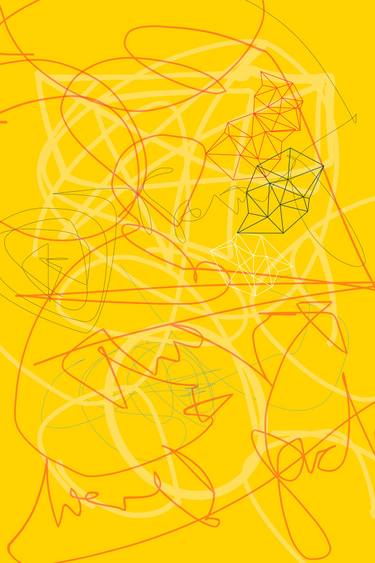 Original Modern Abstract Digital by Mona Vayda