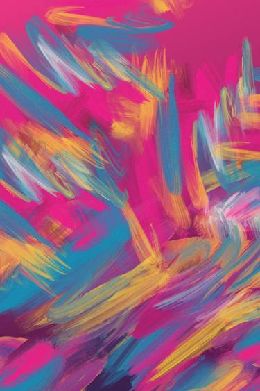 Original Abstract Expressionism Abstract Digital by Mona Vayda