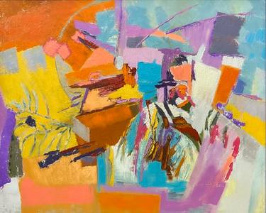 Original Abstract Painting by Evelina Linn