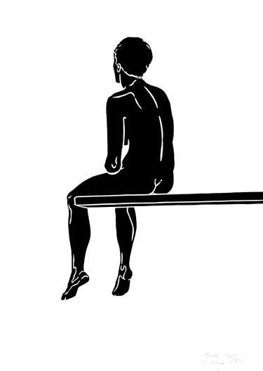 Original Figurative People Printmaking by A Weyer
