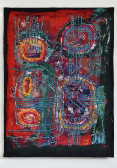 Original Abstract Expressionism Abstract Installation by Renata Rehorovska