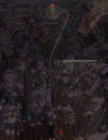Original Expressionism Light Mixed Media by Robert Forman