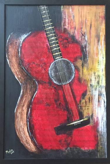 Original Expressionism Music Paintings by Meeta Garg
