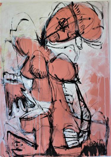 Original Abstract Women Paintings by Saida Zahidova