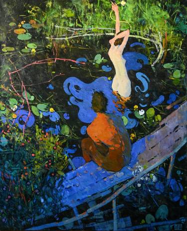 Original Figurative Nude Painting by Igor Shcherbakov