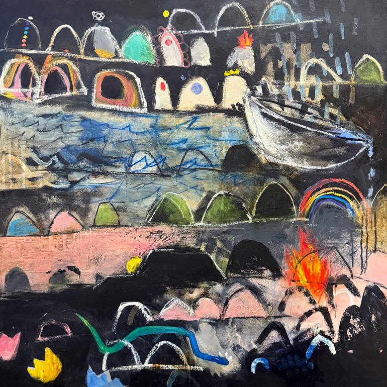 Original Abstract Expressionism Abstract Paintings by Jessica Eichman