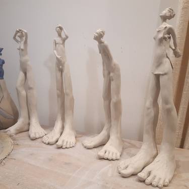 Original Contemporary Women Sculpture by María Eugenia Piacentini Veron