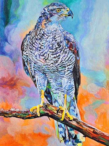 Original Realism Animal Painting by Samvel Dallakyan