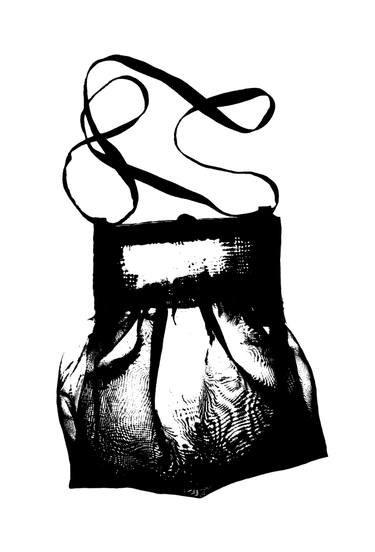 Original Black & White Still Life Printmaking by Wendy  Bliss