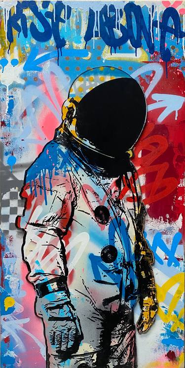 Original Contemporary Outer Space Paintings by Bollee Patino