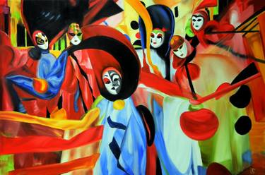 Original Abstract Expressionism Fantasy Paintings by Svetlana Bagdasaryan