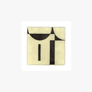 Original Abstract Geometric Printmaking by Paul Walker