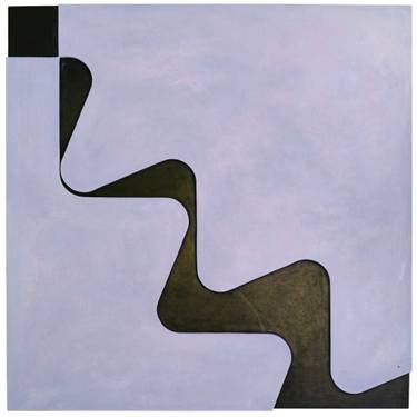 Original Abstract Geometric Painting by Paul Walker