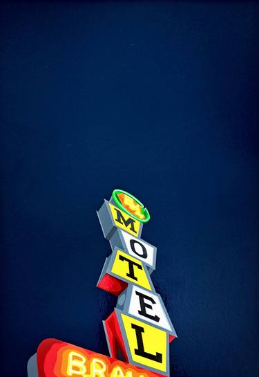 Original Minimalism Typography Paintings by Joel Clark