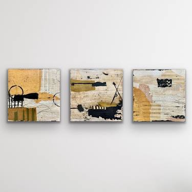 Original Abstract Expressionism Abstract Mixed Media by Shellie Garber